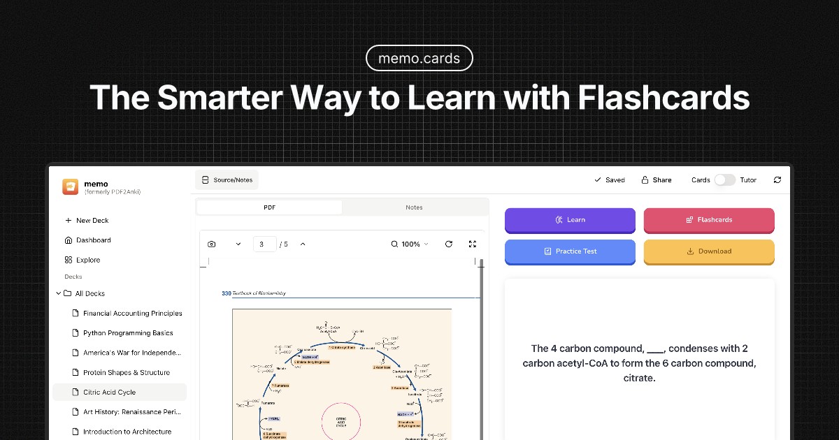 Memo AI - Cut Your Study Time in Half with AI